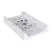 Przewijaki - Ceba Baby mata do przewijania z solidną podstawą COMFORT 50x70 Disney Minnie & Mickey Grey - miniaturka - grafika 1