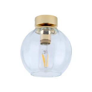 Devi lampa sufitowa 1-punktowa czarna/transparent 4740 - Lampy sufitowe - miniaturka - grafika 1