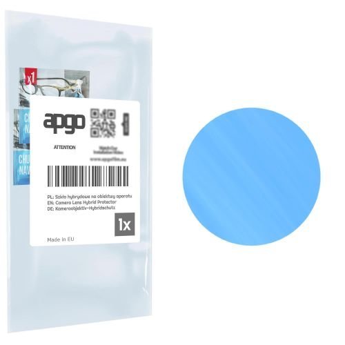 1x szkło hybrydowe na aparat obiektyw kamerę 9H do ZTE A3 SE - apgo hybrid Camera Lens Protector