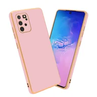 Etui i futerały do telefonów - Pokrowiec Do Samsung Galaxy A91 / S10 LITE / M80s Etui w Glossy Róż - Złoto TPU Silikonowe Obudowa Case Cover Cadorabo - miniaturka - grafika 1