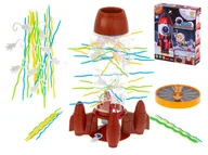 Gry planszowe - Gra zręcznościowa bierki kapsuła astronauty czerwona - miniaturka - grafika 1