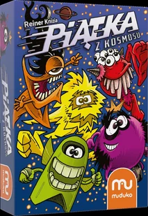 Piątka z kosmosu Muduko - Reiner Knizia - gra - Gry karciane - miniaturka - grafika 1