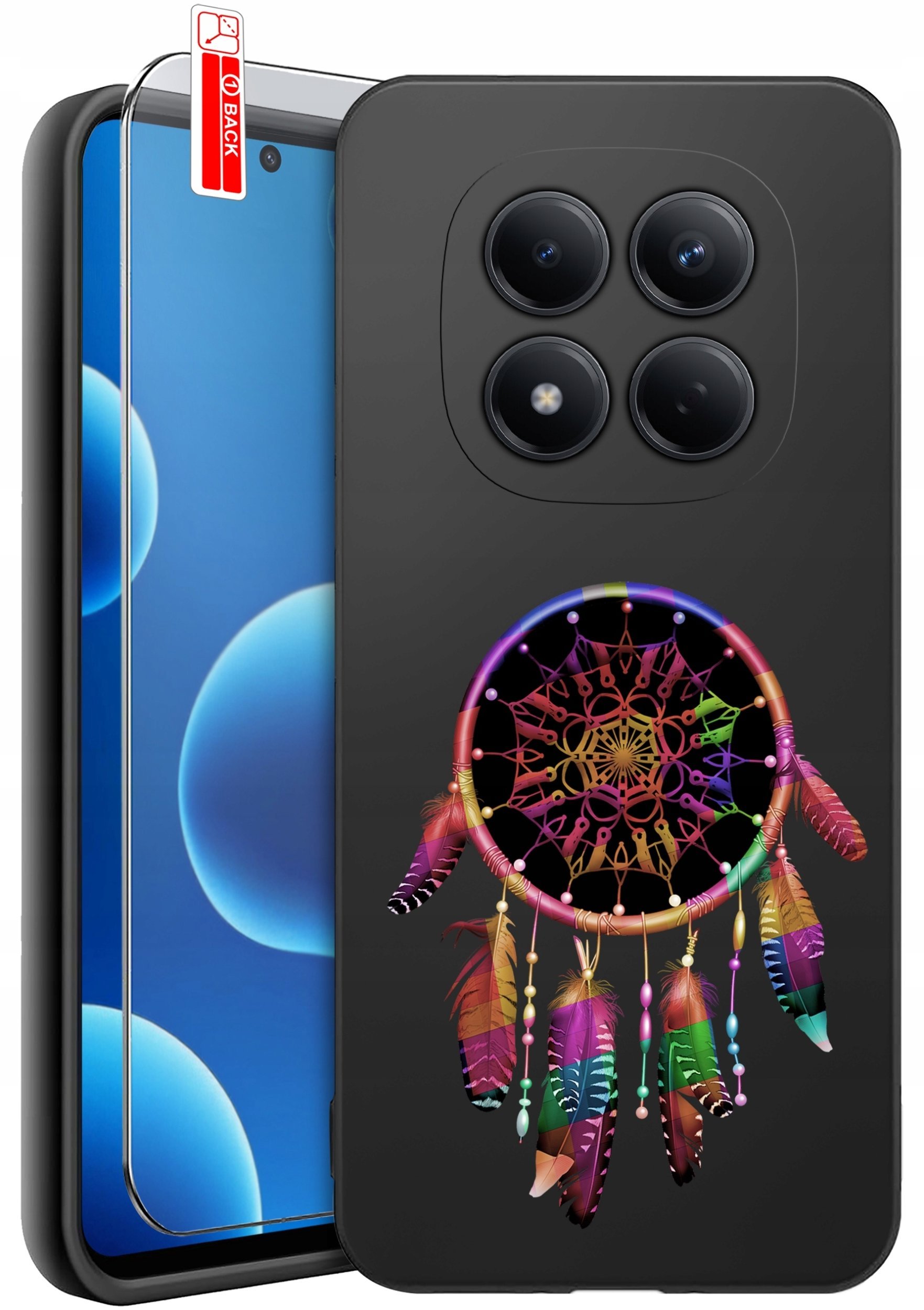 krainaGSM ETUI do Xiaomi Redmi Note 15 Pro 4G WZORY SILIKONOWE MATT CASE + SZKŁO