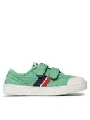 Buty dla dziewczynek - Primigi Sneakersy 3951122 S Zielony - miniaturka - grafika 1