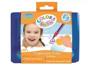 Aladine Kredki do rysowania w wannie - Zabawki do kąpieli - miniaturka - grafika 1
