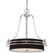 Lampy sufitowe - Elstead Lighting Stylowa lampa wisząca Gotham, ciemne srebro - miniaturka - grafika 1