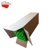 Akcesoria do trampolin - OSŁONA NA SŁUPKI RURKI TRAMPOLINY 6 x 180cm ZIELONA - miniaturka - grafika 1