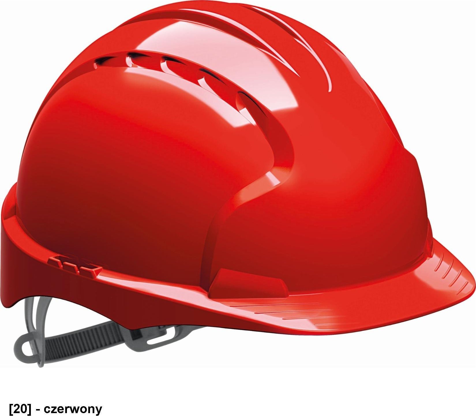 JSP EVO3 - hełm przemysłowy - czerwony