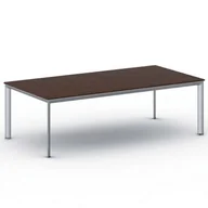 Stoły i stoliki do biura - B2B Partner Stół konferencyjny PRIMO INVITATION 2400 x 1200 x 740 mm, orzech 499124 - miniaturka - grafika 1