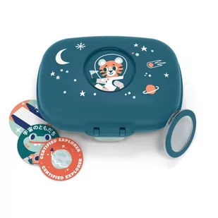 Monbento Monbento Gram Graphic Cosmic Blue 0,6 L Morski Lunch Box Dla Dzieci Plastikowy - Lunch boxy - miniaturka - grafika 1