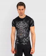 Kimona, stroje i obuwie - Venum Rashguard Gladiator 5.0 Krótki Rękaw Czarno-srebrny L - miniaturka - grafika 1