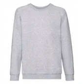 Bluzy dla dziewczynek - Bluza Dziecięca Raglan Sweat Heather Grey r. 7-8(128) - miniaturka - grafika 1