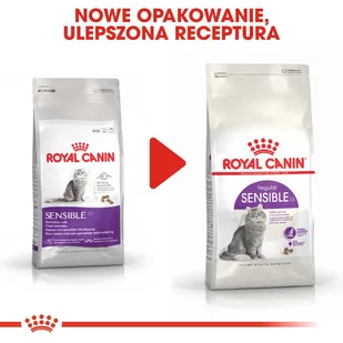 ROYAL CANIN  Sensible 4kg 33 karma sucha dla kotów dorosłych, o wrażliwym przewodzie pokarmowym + niespodzianka dla kota GRATIS! - Sucha karma dla kotów - miniaturka - grafika 4