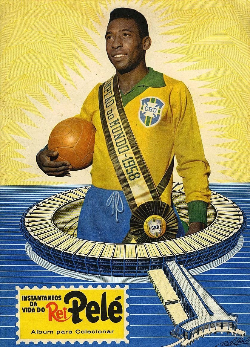 PUZZLE Pele Brazylia Piłka Nożna A3 252 el z Nadrukiem + IMIĘ Pudełko