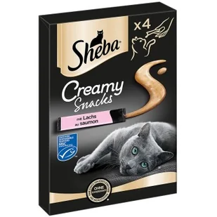 Sheba Torba Creamy Snacks Łosoś 44x12 g - Przysmaki dla psów - miniaturka - grafika 1