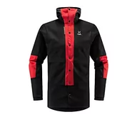 Kurtki męskie - Haglöfs 605256_4UF L.I.M ZT SYNC 1 MID HOOD MĘSKA Kurtka TRUE BLACK/ZENITH RED Rozmiar L - miniaturka - grafika 1