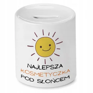 SKARBONKA KOSMETYCZKI NAJLEPSZA POD SŁOŃCEM z Nadrukiem ze Zdjęciem - Skarbonki - miniaturka - grafika 1
