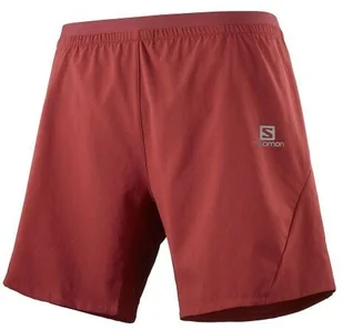 Spodenki Salomon Cross 7'' Cabernet - Spodnie sportowe damskie - miniaturka - grafika 1