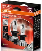 Żarówki samochodowe - Osram Night Breaker Start H4-LED 12V - zestaw 64193DWNBST-2HB - miniaturka - grafika 1