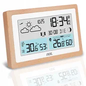 Stacje pogodowe - Cyfrowa stacja pogodowa z czujnikiem zewnętrznym, higrometr, barometr - miniaturka - grafika 1