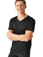 Koszulki sportowe męskie - Regatta Koszulka funkcyjna "Fingal" w kolorze czarnym - miniaturka - grafika 1
