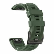 Akcesoria do smartwatchy - Garmin TECH-PROTECT Pasek TECH-PROTECT IconBand do Fenix 3/5X/3HR/5X Plus/6X/6X Pro/7X Ciemnozielony - miniaturka - grafika 1