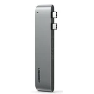 Adaptery i przejściówki - Adapter 6 w 2 Ugreen Hub Usb-c dla MacBook Air Pro - miniaturka - grafika 1