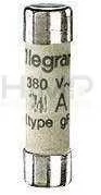 Legrand Wkładka bezpiecznikowa cylindryczna 8,5x31,5mm 10A gG 400V z sygnalizacją 012410 012410 - Bezpieczniki elektryczne - miniaturka - grafika 1