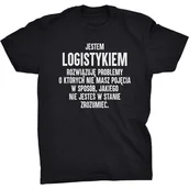 Koszulki męskie - Jestem Logistykiem Koszulka Dla Logistyka Prezent - miniaturka - grafika 1