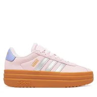 Sneakersy damskie - Sneakersy adidas VL Court Bold Shoes Kids JQ4556 Różowy - miniaturka - grafika 1
