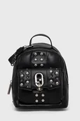Plecaki - Liu Jo plecak damski kolor czarny mały z aplikacją - miniaturka - grafika 1