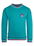 Bluzy damskie - Trollkids Bluza "Senja" w kolorze turkusowym - miniaturka - grafika 1