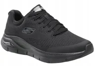 Buty sportowe męskie - Skechers Buty Męskie Sportowe Arch Fit Czarne 45 Eu - miniaturka - grafika 1