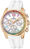 Zegarki damskie - Zegarek Festina F20611-2 Boyfriend Rainbow Chronograph - miniaturka - grafika 1
