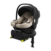 Foteliki samochodowe - Fotelik samochodowy Kinderkraft I-Lite Base Endura Safe Fx Beige - miniaturka - grafika 1