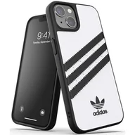 Etui i futerały do telefonów - Adidas OR Moulded Case PU iPhone 13 6,1" biały/white 47094 - miniaturka - grafika 1