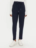 Spodnie damskie - United Colors Of Benetton Spodnie materiałowe 4DI4DF00J Granatowy Regular Fit - miniaturka - grafika 1