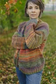 Swetry damskie - Jesienny, ciepły kardigan - gotowy do wysyłki - miniaturka - grafika 1