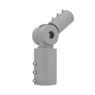 Lampy ogrodowe - Uchwyt do Słupa Rotacyjny 90º Ø60mm do Opraw LED Ulicznych Szary Radikal Strasse lm - miniaturka - grafika 1