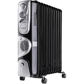 Ogrzewanie przenośne - Volteno Grzejnik olejowy 11 żeberkowy turbo z timerem VO0727 - miniaturka - grafika 1