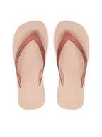 Buty dla dziewczynek - Melissa Japonki Mini Melissa Sun Long Beach II Inf 36100 Różowy - miniaturka - grafika 1