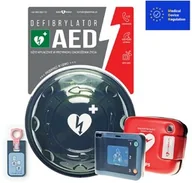 Sprzęt ratunkowy - Aedmax ZESTAW: Defibrylator AED Philips FRx Standard w torbie + Kapsuła Rotaid zewnętrzna Transparent Green z alarmem + Tablica AED zewnętrzna do kapsuły Rotaid + Klucz pediatryczny Philips FRx - miniaturka - grafika 1