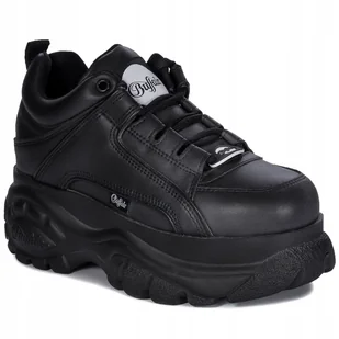 Buffalo Sneakersy półbuty damskie na platfoprmie BN16362621 czarne r.40 - Sneakersy damskie - miniaturka - grafika 1