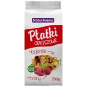 Zdrowa żywność - NaturAvena PŁATKI ORKISZOWE Z MALINĄ 200G - miniaturka - grafika 1