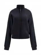 Bluzy damskie - GUESS DAMSKA BLUZA NA ZAMEK GRANATOWA S 2CA - miniaturka - grafika 1