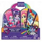 Figurki dla dzieci - FAS76715 Equestria Girls: Rainbow sparkle artist tote - miniaturka - grafika 1
