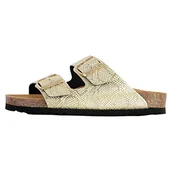 Sandały damskie - Scholl Josephine sandały damskie, Złoto, 39 EU - miniaturka - grafika 1