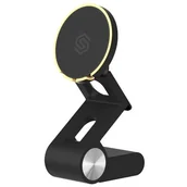 Pozostałe akcesoria do telefonów - Wielofunkcyjny uchwyt indukcyjny SODI BM-330 3w1 Czarny - miniaturka - grafika 1