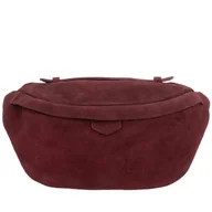 Nerki - Saszetka Torebka Zamszowa Vera Pelle Organo Bordowa - miniaturka - grafika 1
