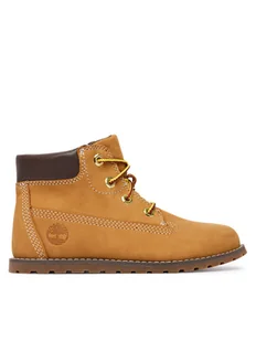 Timberland Trzewiki Pokey Pine 6in Boot TB1A125Q2311 Pomarańczowy - Buty dla chłopców - miniaturka - grafika 1